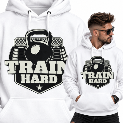 BLUZA Z KAPTUREM  NA SIŁOWNIĘ GYM SET
